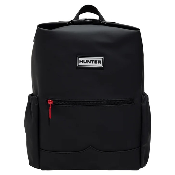 Hunter Handbags - HUNTER  Top Clip Backpack Bag Black Color NWT